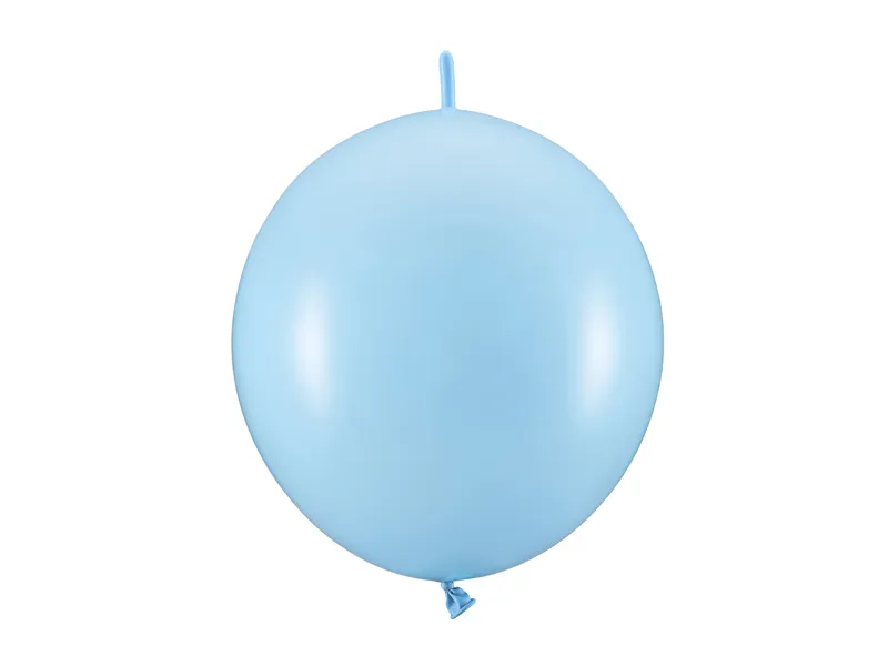 Balony z łącznikiem 28 cm Pastel Baby Blue