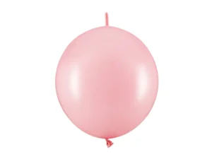 Balony z łącznikiem 28 cm Pastel Baby Pink