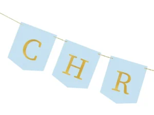 Baner ''Chrzest Święty'' 2m jasny niebieski