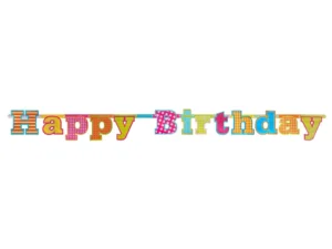 Baner Happy Birthday 16 x 166cm