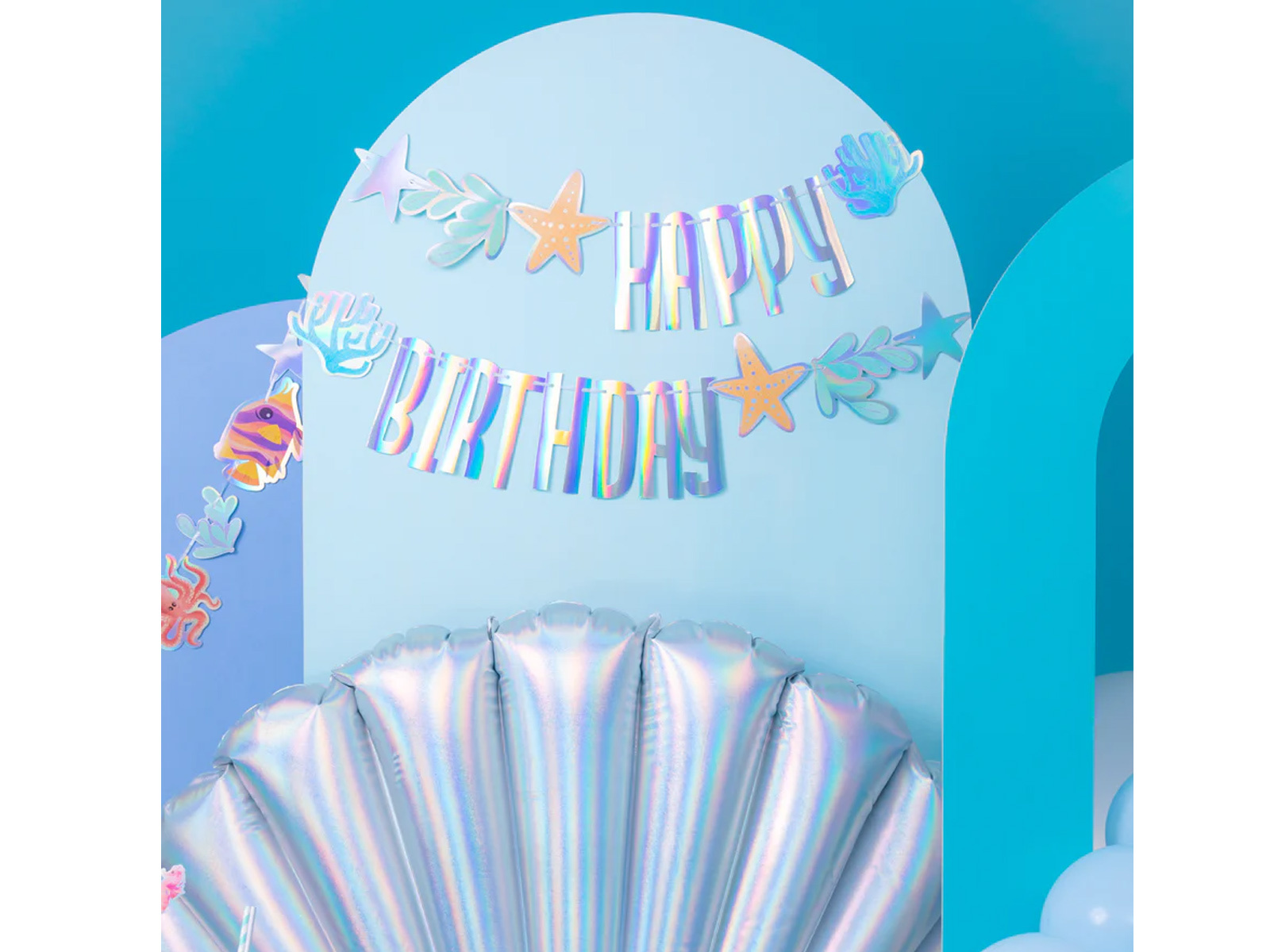 Baner Happy Birthday Ocean 240x17cm