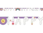 Baner Happy Birthday Świnka Peppa 250 cm