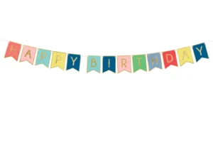 Baner Happy Birthday mix 15 x 175cm