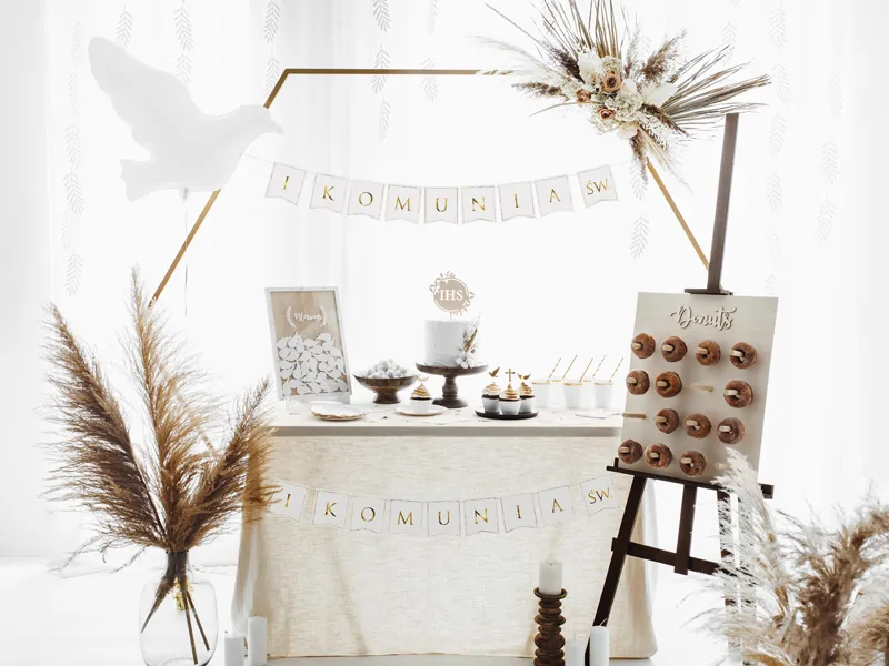 Baner I Komunia, Św. 15x133cm