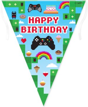 Baner flagi Blox Game Birthday Holograficzny 11 flag 3.9m