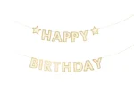 Baner papierowy Happy Birthday mix 220x14.5cm