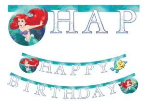 Banner Happy Birthday Ariel 200 cm