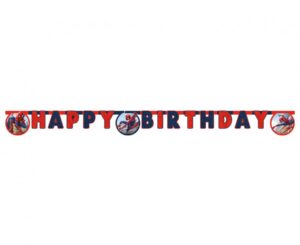 Banner Happy Birthday Spiderman Crime Fighter flagi 200cm