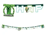 Banner Minecraft Happy Birthday 200 cm