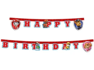Banner urodzinowy Psi Patrol Ready for Action 200 cm