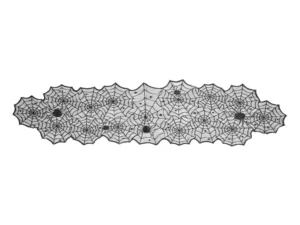 Bieżnik Pajęczyna czarny 185x45 cm