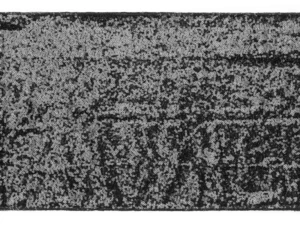 Bieżnik cekinowy czarny 0.3 x 5 m