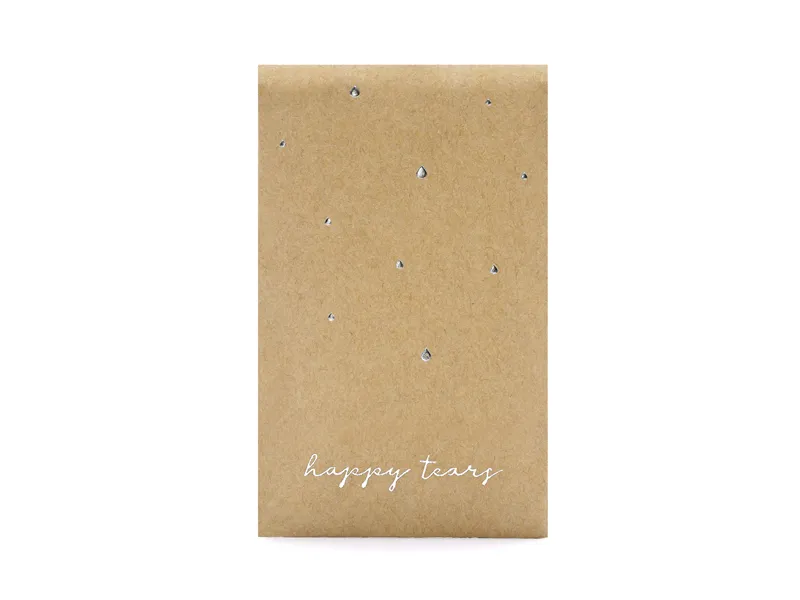 Chusteczki higieniczne Happy tears srebrny 7.5x12 cm