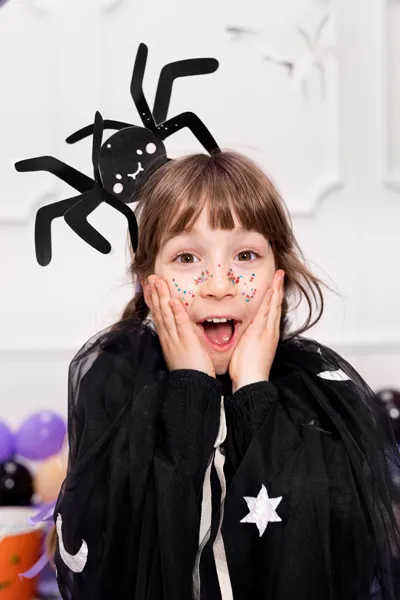 Dekoracja papierowa Pająki, 27x17cm czarny