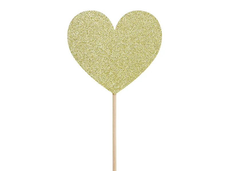 Dekoracje do muffinek Sweet Love Serca