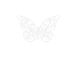 Dekoracje papierowe Motyl 6.5 x 4 cm