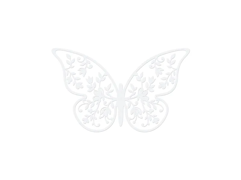 Dekoracje papierowe Motyl 6.5 x 4 cm