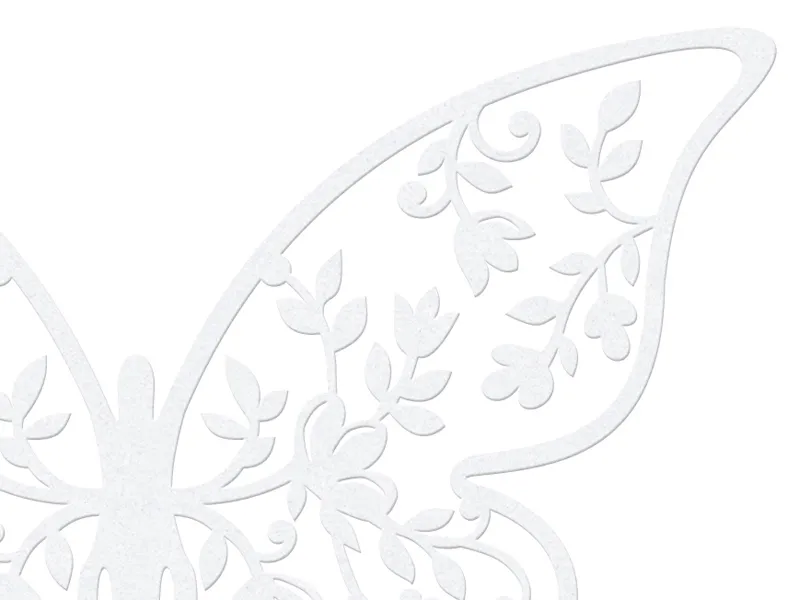 Dekoracje papierowe Motyl 6.5 x 4cm