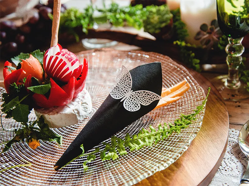 Dekoracje papierowe, Motyl 6.5 x 4cm