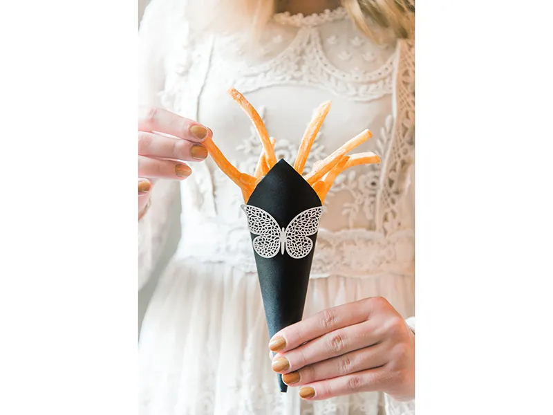 Dekoracje papierowe, Motyl 6.5 x 4 cm