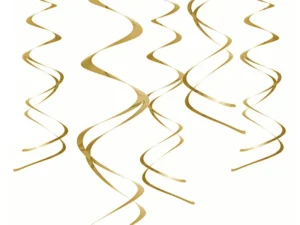 Dekoracje wiszące Świderki złote