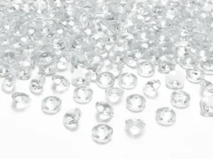 Diamentowe konfetti bezbarwny 12mm