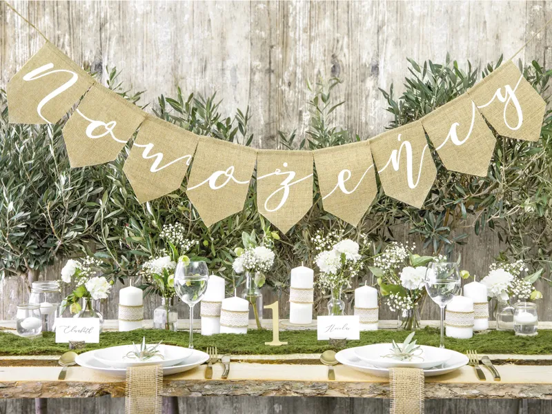 Drewniane numery na stół, 10.5 cm