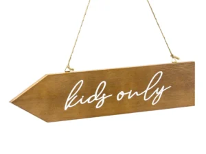 Drewniany drogowskaz Kids only 36x7.5 cm