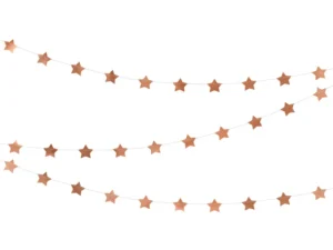 Girlanda Gwiazdki różowe złoto 3.6m