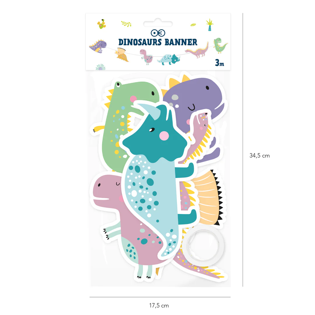Girlanda dinozaury 300cm