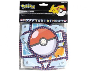 Girlanda papierowa Happy Birthday Pokemon 218 x 12cm
