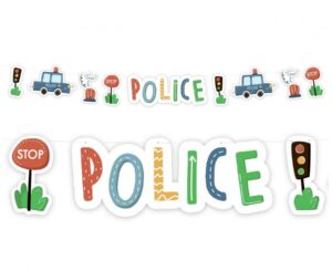 Girlanda papierowa Policja 300 cm