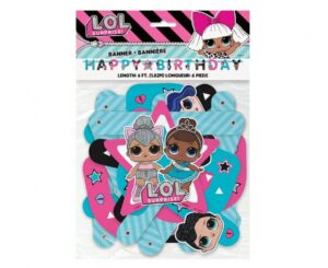 Girlanda papierowa urodzinowa LOL Surprise, 1.82 m