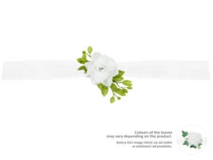 Girlanda z tiulu biała 1.70m