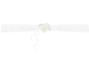 Girlandy z organzy kremowy 1.8m