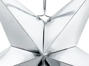 Gwiazda papierowa 70cm srebrny