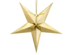Gwiazda papierowa 70 cm złoty