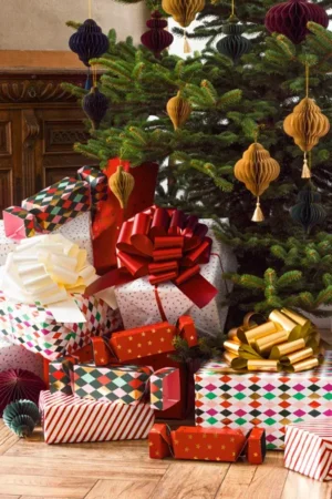 Kokarda dekoracyjna DIY czerwony 40cm