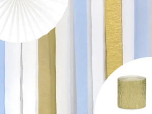 Krepa 5cm/10m złoty