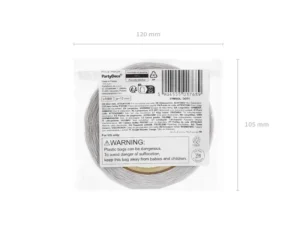 Kropki klejowe dwustronne, 12mm, bezbarwny