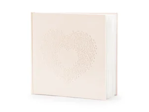 Księga Gości jasny różowy 20.5 x 20.5 cm 22 kartki