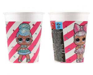 Kubeczki papierowe LOL Glitterati 200ml
