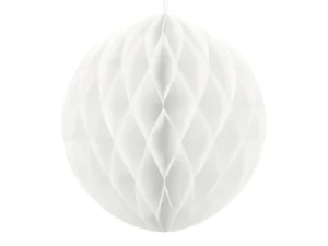 Kula bibułowa biała