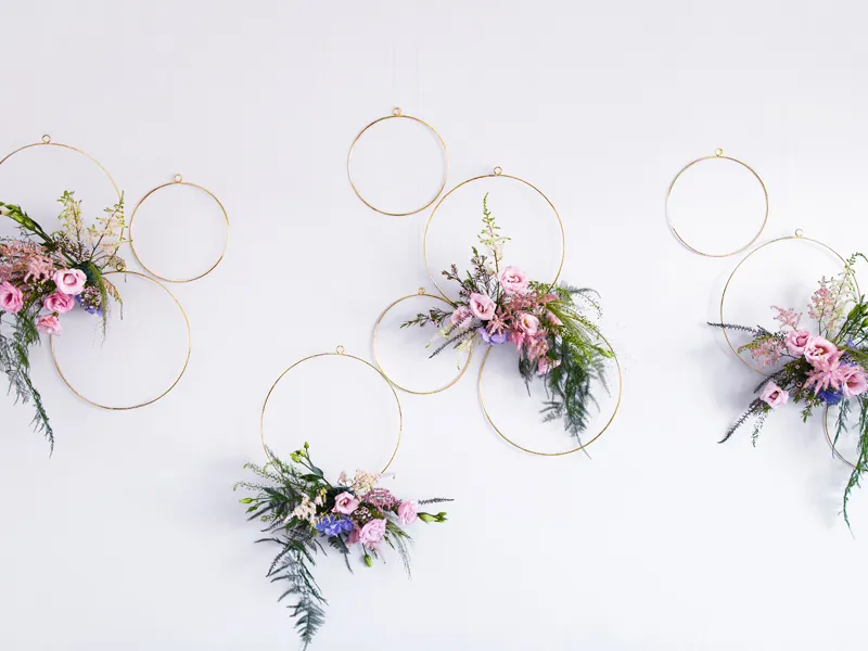 Metalowe zawieszki dekoracyjne Koła, mix