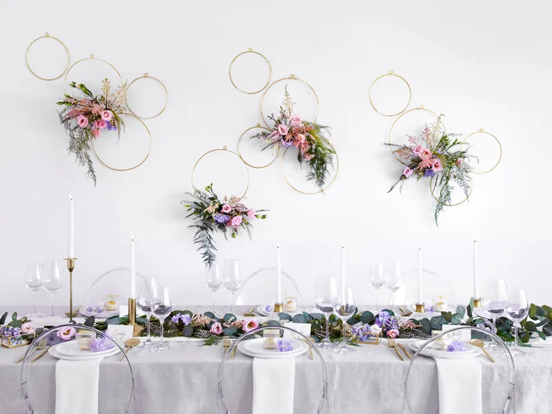 Metalowe zawieszki, dekoracyjne Koła mix