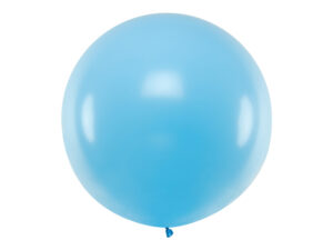 Balon okrągły 1m Pastel Sky Blue