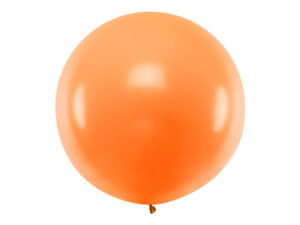 Balon okrągły 1m Pastel Orange