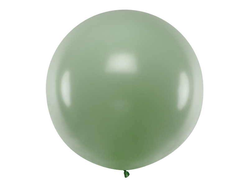 Balon okrągły 1 m Pastel Rosemary Green