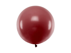 Balon okrągły 60cm Pastel Burgundy