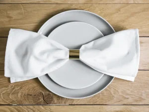 Obrączki papierowe na serwetki złote